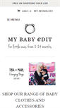 Mobile Screenshot of mybabyedit.com