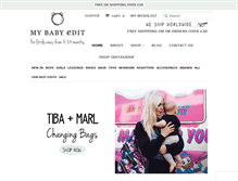 Tablet Screenshot of mybabyedit.com